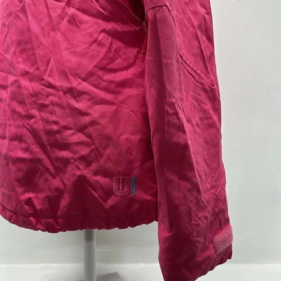Burton Dry Ride Coat Jacket Ski Snowboarding Heavyweight Pink Women's Size Large - Picture 10 of 15